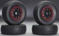 KMC Wheel/Tire Black/red