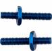 RC10B6 FT Alum Battery Strap Shoulder SCrew Blue