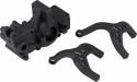 RC10B6 FT Laydown Gearbox & Chassis Braces Carbon