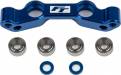 RC10B6.4 FT Steering Rack Blue Aluminum