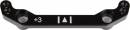 RC10B74.1 Steering Rack +3mm Aluminum