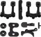 RC10B74.2 Rear Body Wing Fan Mounts & Bumper