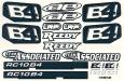 RC10B4 Logo Decal Sheet