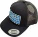 AE Logo Trucker Hat Curved Bill Black