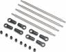 Rear Upper/Lower Links Set Titanium AXP8