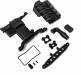 SCX6 Front Servo Mount/Engine Cover/Seals