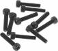 M2.6X12mm Cap Head Screw Black (10)