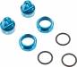 King Shocks Alum Caps/Collar Set 12mm Blue