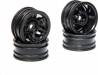 1.0 Rockster Wheels Black (4pc) SCX24