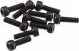 Cap Head 2.6x8mm Black (10)