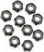 Nylon Locking Hex Nut M3 Black (10)