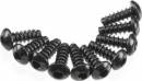 Hex Tap Button Head M3x8mm Black (10)