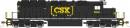 HO SD40-2 w/DCC CSX/Black