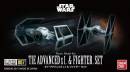 1/144 Star Wars VM Tie Advanced x1 and Tie Fighter Set