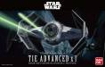 1/72 Star Wars Darth Vader's Tie Advanced Starfighter Mode