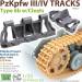 T-Rex 1/35 PzKpfw lll/IV Tracks Type 6b w/Cleats 3