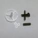 Lower Rotor Head/Outer Shaft/Gear/Washers (3)