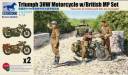 1/35 Triumph 3Hw Motorcycle w/British Mp Set