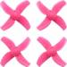 40mm 4-Blade Props Beta75/Pro/2 (1.0mm shaft) (4) Pink
