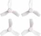 31mm 3-Blade Props Beta65X HD (1.0mm Shaft Hole) (4) White