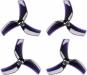 Gemfan D63 3-Blade Propellers (1.5mm Shaft) (4) Purple