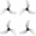 Gemfan D63 3-Blade Propellers (1.5mm Shaft) (4) Beta95X V3 Grey