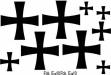 Fokker Eindecker 90 Maltese Crosses Vinyl Decal Set (kit 417)