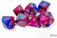Dice Gemini 7pc Blue-Purple/Gold