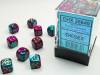 Dice Gemini 36D6 Purple-Teal/Gold