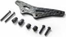 GT24B Graphite Front Shock Tower Set