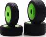 GT24B Tires Mounted (4) Green Wheels