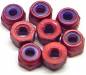 Aluminum 2-56 Red Locknuts (8)