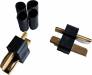 Ultra Plug HB High Temp 2-Pin Male Black (2)