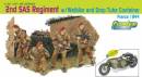 1/35 British 2nd SAS Regiment (4) w/Welbike & Drop Tube Container