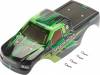 Body Printed w/Decals Green Monster Truck V2