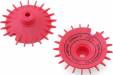 Sloped Aero Drift Wheel Cover (Flu Pink) (2) (Drift Element Wheel