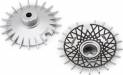 Sloped Aero Drift Wheel Covers (Silver/Black Mesh) (2)