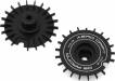 Flat Aero Drift Wheel Cover (Black) (2) (Drift Element Wheels)