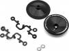 Sloped Aero Drift Wheel Covers (Black) (2)