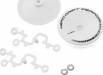 Sloped Aero Drift Wheel Covers (White) (2)
