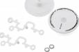 Flat Aero Drift Wheel Covers (White) (2)