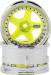 Drift Element 5 Spoke Drift Wheels (Flu Yellow/Chrome Lip/Black R
