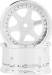 Drift Element 6 Spoke Drift Wheels (White & Chrome) (2)