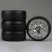 10-Spoke Chrome Onroad Wheel Slick (4)