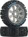 Lockup Buggy Tire C2 Mounted Spoke Black Chrome (2