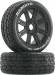 Bandito Buggy Tire C2 Mounted Spoke Black (2)