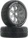 Bandito Buggy Tire C2 Mounted Spoke Black Chrome (2)