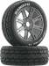 Bandito Buggy Tire C3 Mounted Spoke Black Chrome (2)