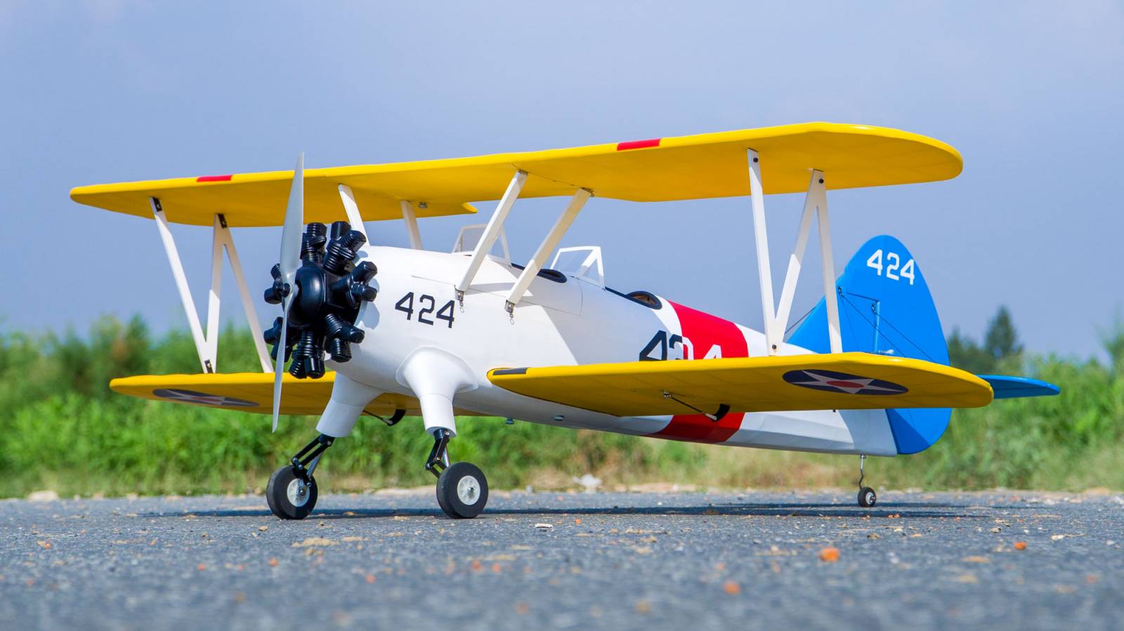 DWHSCG3501 - Stearman PT-17 1.6m Balsa ARF for Gas or DWHSCG3501 - Stearman PT-17 1.6m Balsa ARF for Gas or