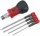 4pc Metric Hex Wrench Set w/Handle